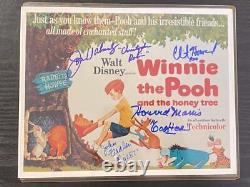 WINNIE THE POOH AND THE HONEY TREE 8x10 SIGNED PHOTO