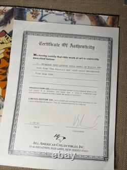 WINNIE THE POOH Animation Cel Walt Disney Cartoon Art Vintage 1960's Tigger I6