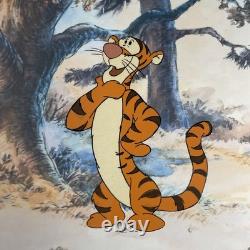 WINNIE THE POOH Animation Cel vintage Walt Disney Production Tigger Art I11