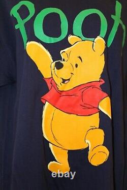WINNIE THE POOH Disney Big Graphic Rare Vintage Single Stitch Shirt Size XL NWT