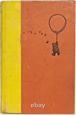 WINNIE THE POOH vtg FIRST PRINTING toy COLOR EDITION Child A MILNE Disney RARE