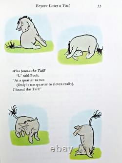 WINNIE THE POOH vtg FIRST PRINTING toy COLOR EDITION Child A MILNE Disney RARE