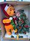 Winnie The Pooh & Piglet With Christmas Tree Figurine Animated Xl Display 1997