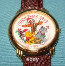 WORKS 1993 LE Winnie the Pooh A Joyful Christmas Cast Watch Tigger Eeyore Piglet