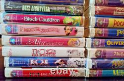 Walt Disney Masterpiece Collection and More VHS Sealed Lot (37) LOOK