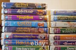 Walt Disney Masterpiece Collection and More VHS Sealed Lot (37) LOOK