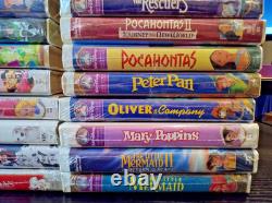Walt Disney Masterpiece Collection and More VHS Sealed Lot (37) LOOK