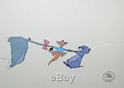 Walt Disney The Many Adventures of Winnie the Pooh Production Cel Roo Gopher