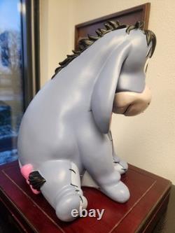 Walt Disney Winnie the Pooh Eeyore Sitting Big Figurine Statue