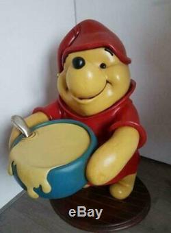 Walt Disney Winnie the Pooh honey pot life size statue rare store display retro