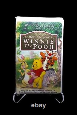 Walt Disney's Masterpiece Sealed VHS The Many Adventures of Winnie the Pooh