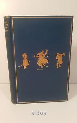 When we we were very young. A. A. Milne. 1924. FIRST EDITION. Winnie the pooh