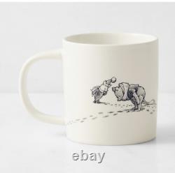 Williams Sonoma S/4 Rory Dobner Winnie the Pooh Mugs 19 OZ NEW Stuck Series