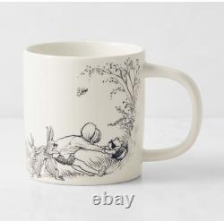 Williams Sonoma S/4 Rory Dobner Winnie the Pooh Mugs 19 OZ NEW Stuck Series