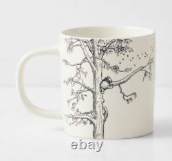 Williams Sonoma S/4 Rory Dobner Winnie the Pooh Mugs 19 OZ NEW Stuck Series