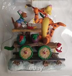 Winnie Pooh Disney Danbury Mint Piglet Holiday Express Christmas Train 6 Pc