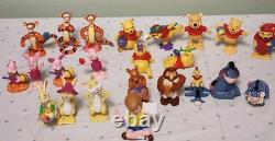 Winnie Pooh LOT of 23 Figures Mattel Tigger Owl Piglet Eeyore Roo Kanga C. Robin