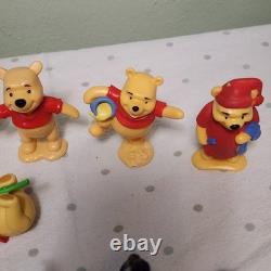 Winnie Pooh LOT of 23 Figures Mattel Tigger Owl Piglet Eeyore Roo Kanga C. Robin