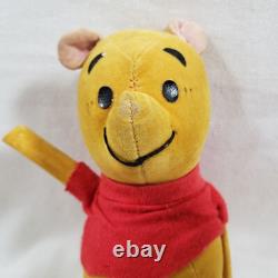 Winnie Pooh Sears 1966 Wood Chip Saw Dust Plush Piglet Rabbit Tigger Kanga 60 s