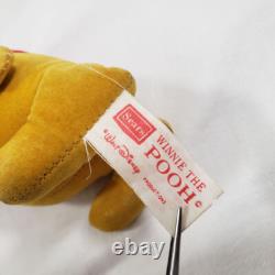 Winnie Pooh Sears 1966 Wood Chip Saw Dust Plush Piglet Rabbit Tigger Kanga 60 s