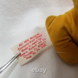 Winnie Pooh Sears 1966 Wood Chip Saw Dust Plush Piglet Rabbit Tigger Kanga 60 s