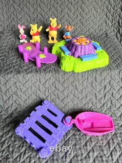 Winnie The Pooh 100 Acre Wood Playset & Figures Lot Camping Fisher Price? READ