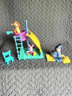 Winnie The Pooh 100 Acre Wood Playset & Figures Lot Camping Fisher Price? READ