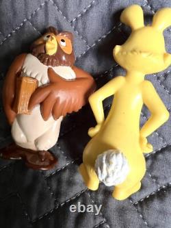 Winnie The Pooh 100 Acre Wood Playset & Figures Lot Camping Fisher Price? READ