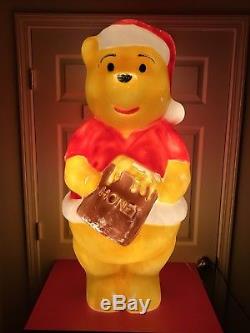 Winnie The Pooh 43 inch tall Blow mold, BLOW-MOLD Rare, Christmas blowmold