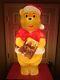 Winnie The Pooh 43 Inch Tall Blow Mold, Blow-mold Rare, Christmas Blowmold