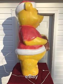 Winnie The Pooh 43 inch tall Blow mold, BLOW-MOLD Rare, Christmas blowmold