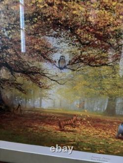 Winnie The Pooh And Friends Playing In The Autumn Leaves 100 Acre Wood Fine Art