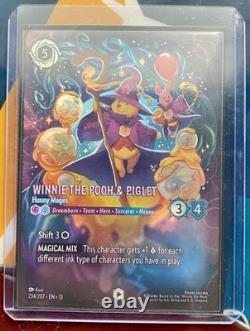 Winnie The Pooh And Piglet Hunny Mages Enchanted 234/207 NM Disney Lorcana AOTV