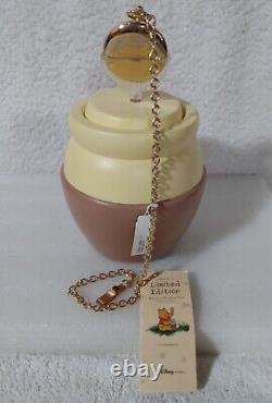 Winnie The Pooh And The Honey Tree Pocket Watch In Honey Pot Jar Limited Edition