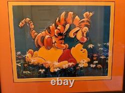 Winnie The Pooh And Tigger Signed by Eric C. Robinson framed Disney Picture
