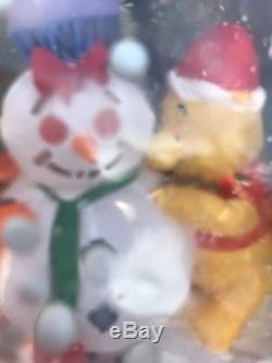 Winnie The Pooh And Tigger Snow Globe Christmas Airblown Inflatable Blow Up