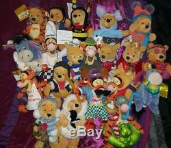 Winnie The Pooh Beanies Rare Collection/Job Lot