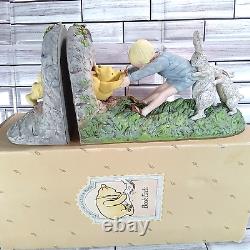 Winnie The Pooh Bookends By Charpente Piglet And Christoper Robin Walt Disney