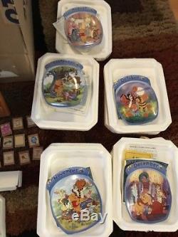 Winnie The Pooh Bradford Exchange Perpetual Calendar With All Tiles And Plates