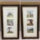 Winnie The Pooh & Christopher Robin 3 Panel Watercolor Disney Print Frame- Art