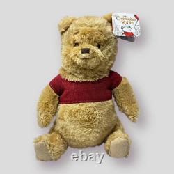 Winnie The Pooh Christopher Robin Movie Plush Bear Disney Just Play 2019 8 RARE