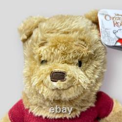 Winnie The Pooh Christopher Robin Movie Plush Bear Disney Just Play 2019 8 RARE