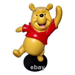 Winnie The Pooh Dancing Disney Big Fig Statue Original Box-nib-netherlands