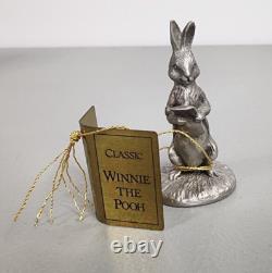 Winnie The Pooh Disney Hudson Pewter Figurines Set Lot Tigger Rabbit Kanga +