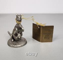 Winnie The Pooh Disney Hudson Pewter Figurines Set Lot Tigger Rabbit Kanga +