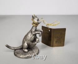 Winnie The Pooh Disney Hudson Pewter Figurines Set Lot Tigger Rabbit Kanga +