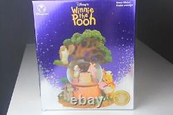 Winnie The Pooh Disney Store Music Snow Globe Rumbly in My Tumbly with Box RARE