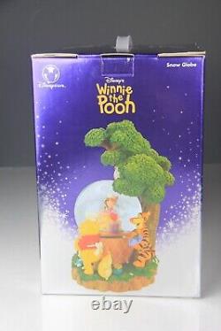 Winnie The Pooh Disney Store Music Snow Globe Rumbly in My Tumbly with Box RARE