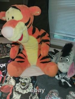 Winnie The Pooh Eore And Tigger Disney Plush Character Bundle Lot Of 3 Vintage
