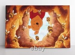 Winnie The Pooh Framed Canvas Wall Art Print Home Decor Living Room Bedroom Gift